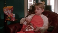 kid eating snacks